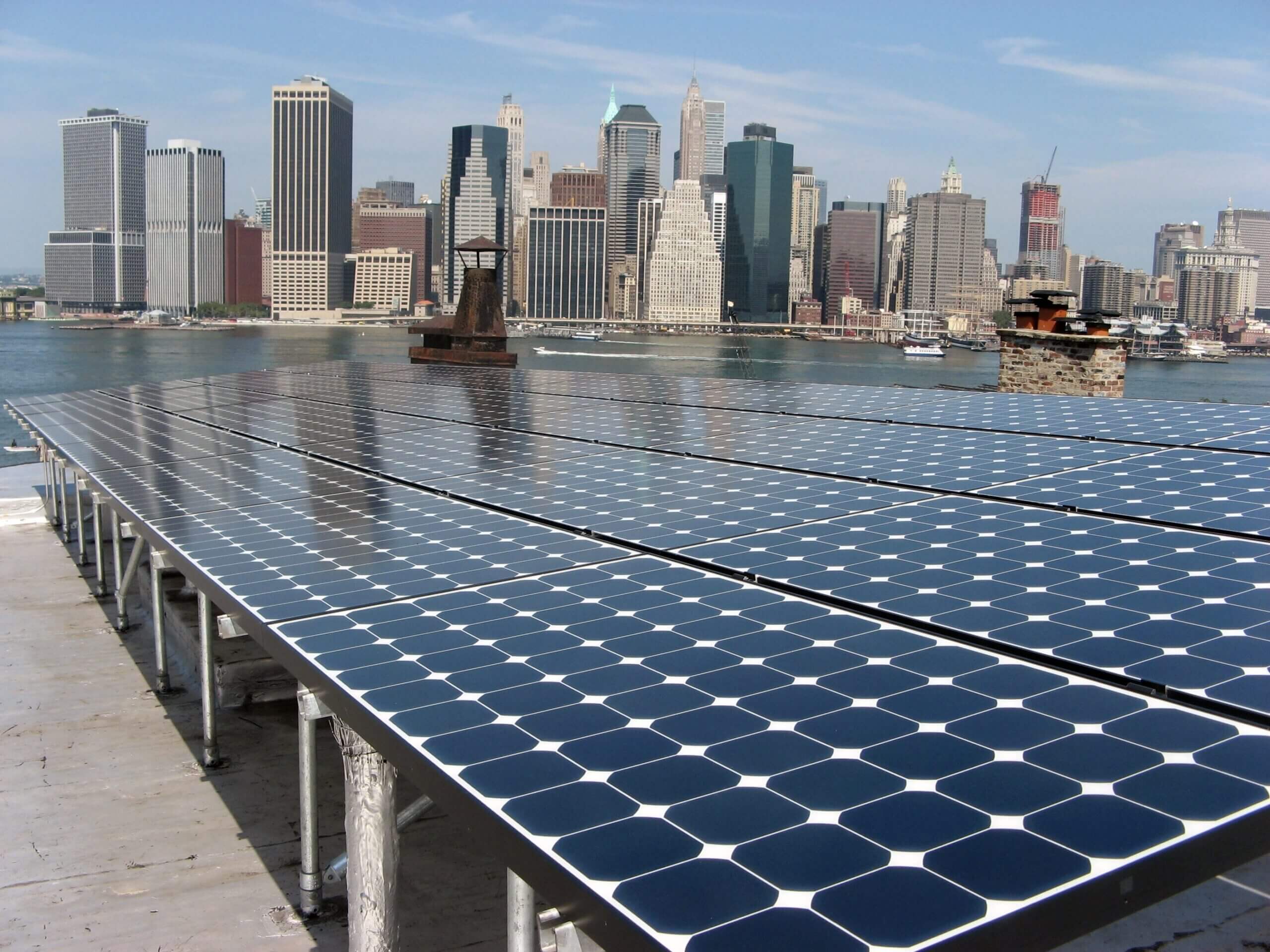 Solar Energy Systems installed this solar PV rooftop system in New York City.