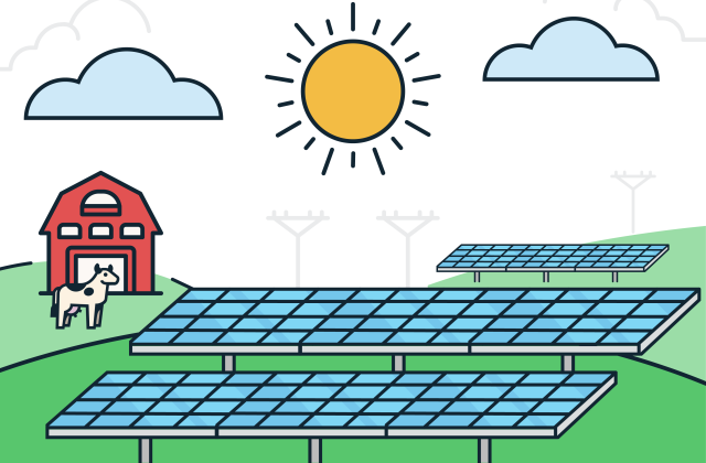 Community Solar Generation Graphic