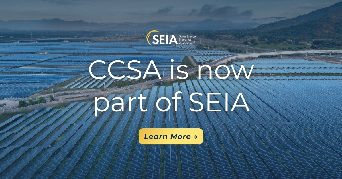CCSA is now part of SEIA